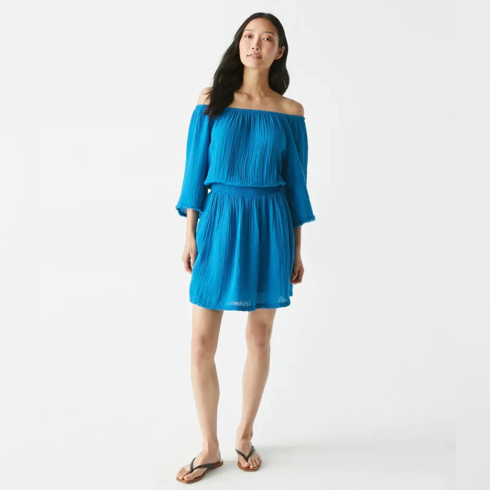 MICHAEL STARS NWOT FERNANDA CONVERTIBLE GAUZE DRESS - Picture 3 of 11